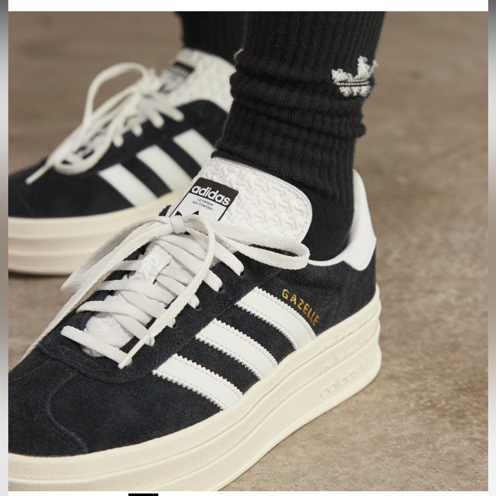 Adidas Gazelle Black and White